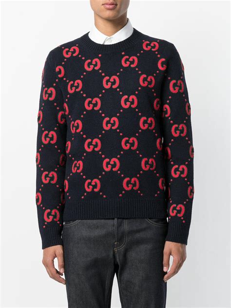 gucci sweater black|Gucci Knitwear for Men .